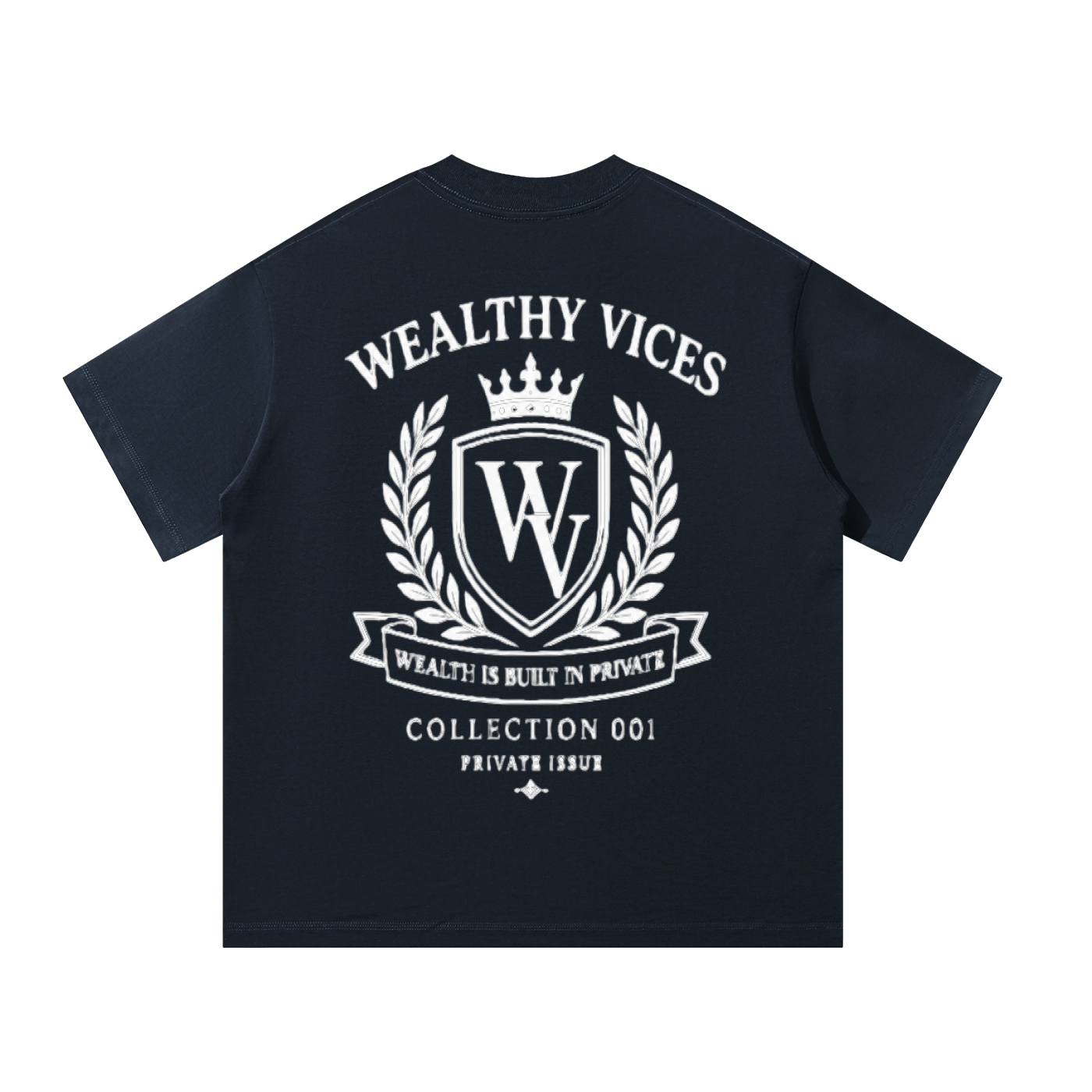 WEALTHY VICES COLLECTION 001 HEAVYWEIGHT OVERSIZED TEE