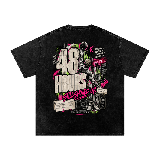 48 Hours-Rodman Heavyweight Washed Tee