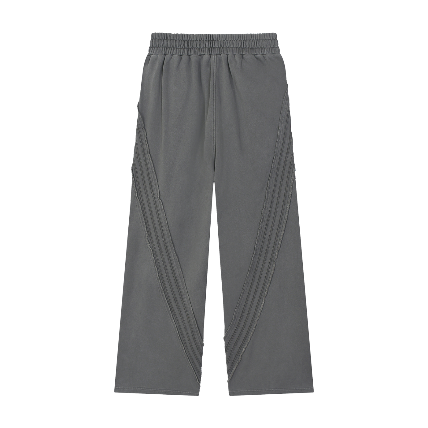 WEALTHY VICES SNOW WASHED TAPE RAW EDGE HEAVYWEIGHT SWEATPANTS