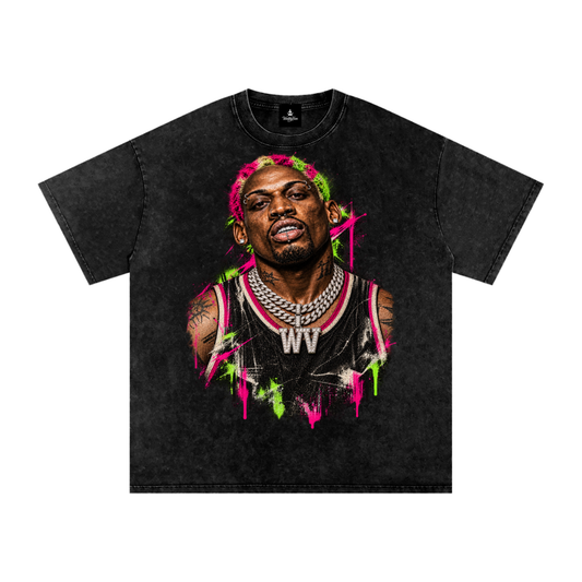 48 Hours-Rodman Heavyweight Washed Tee