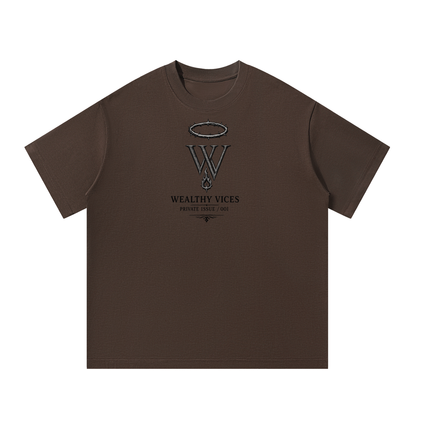 WEALTHY VICES — PRIVATE ISSUE / 001 OVERSIZED TEE