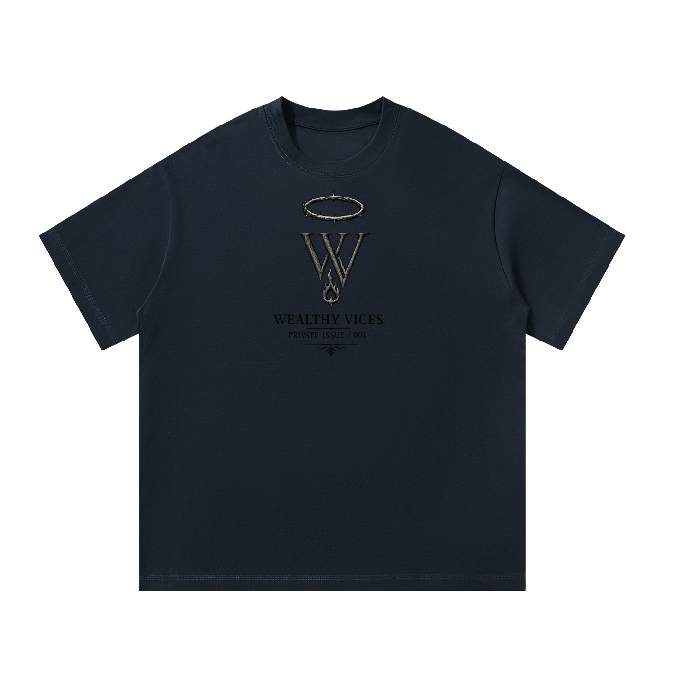 WEALTHY VICES — PRIVATE ISSUE / 001 OVERSIZED TEE