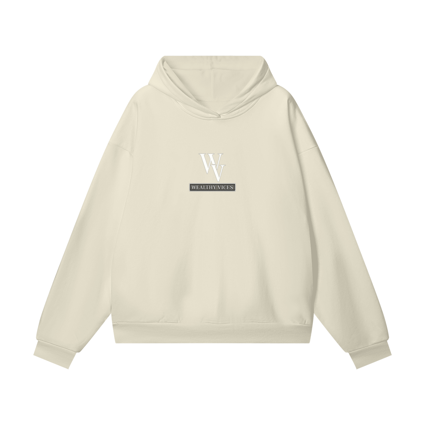 WEALTHY VICES HERITAGE CREST HIDDEN POCKET HEAVYWEIGHT HOODIE