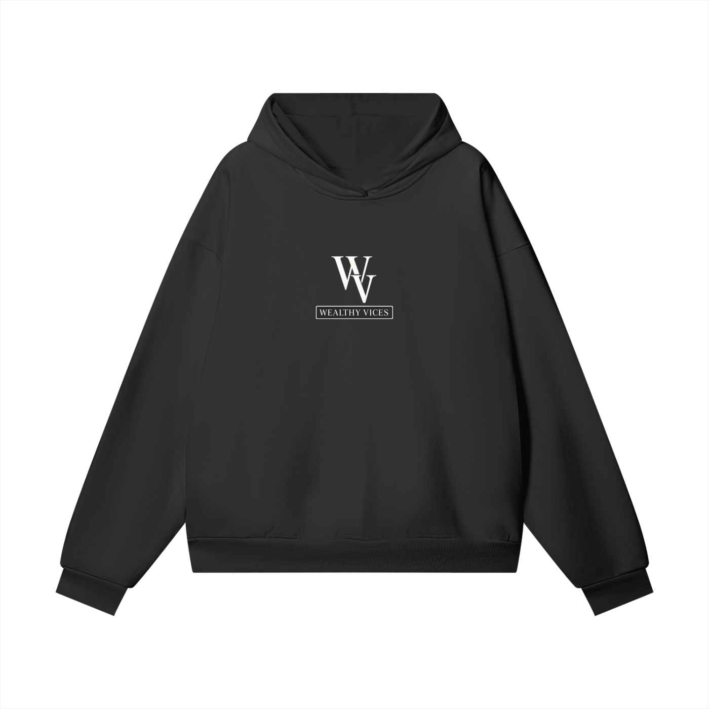 WEALTHY VICES HERITAGE CREST HIDDEN POCKET HEAVYWEIGHT HOODIE