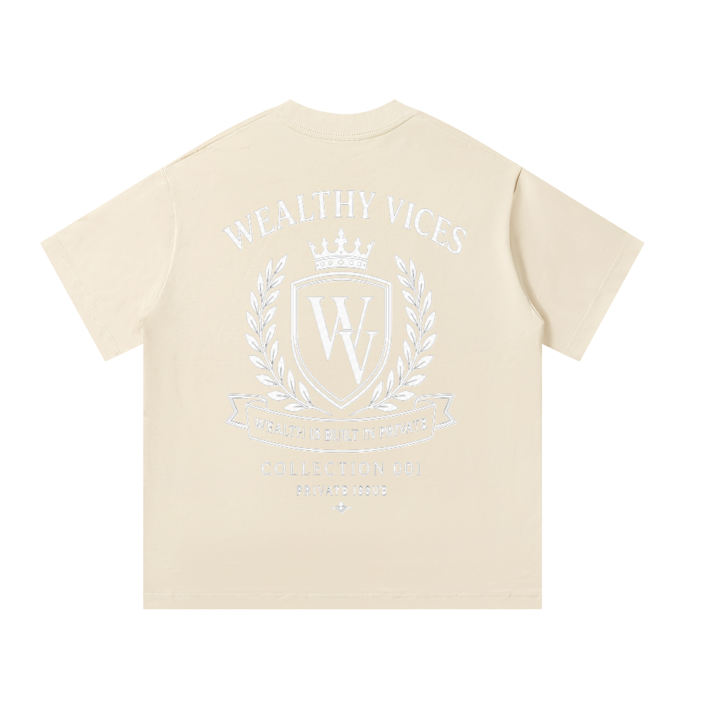 WEALTHY VICES COLLECTION 001 HEAVYWEIGHT OVERSIZED TEE