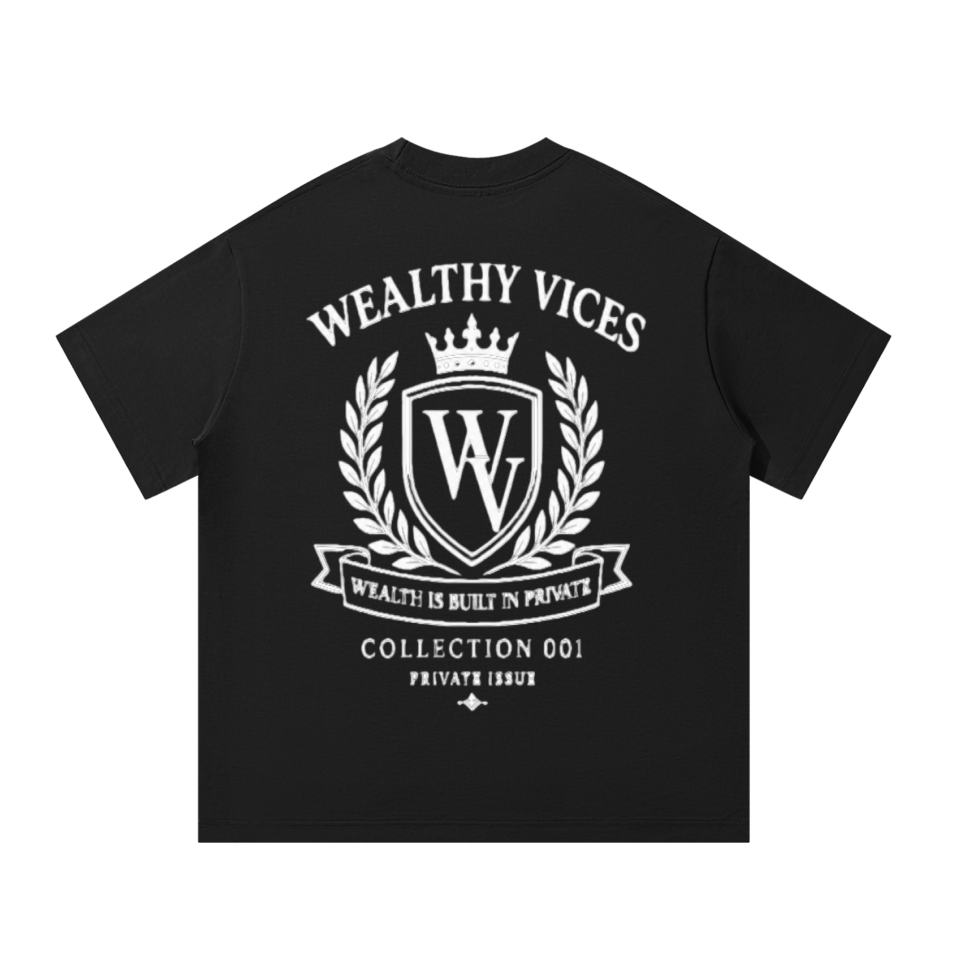 WEALTHY VICES COLLECTION 001 HEAVYWEIGHT OVERSIZED TEE