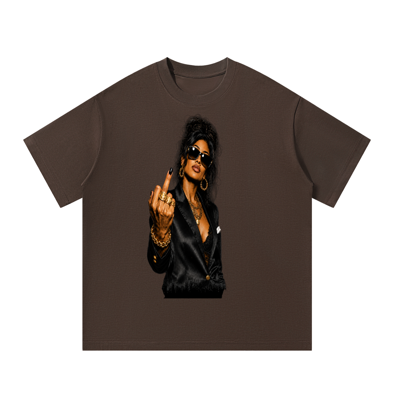 WEALTHY VICES "NO APOLOGIES" OVERSIZED TEE