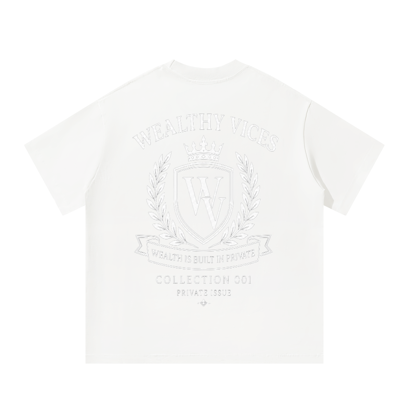 WEALTHY VICES COLLECTION 001 HEAVYWEIGHT OVERSIZED TEE